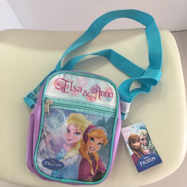 frozen sling bag