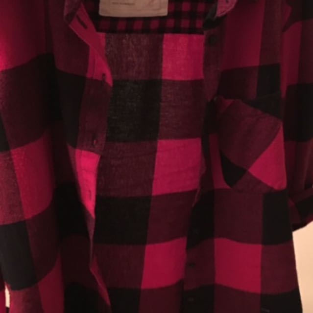 Garage boyfriend flannel shirt, Women's 