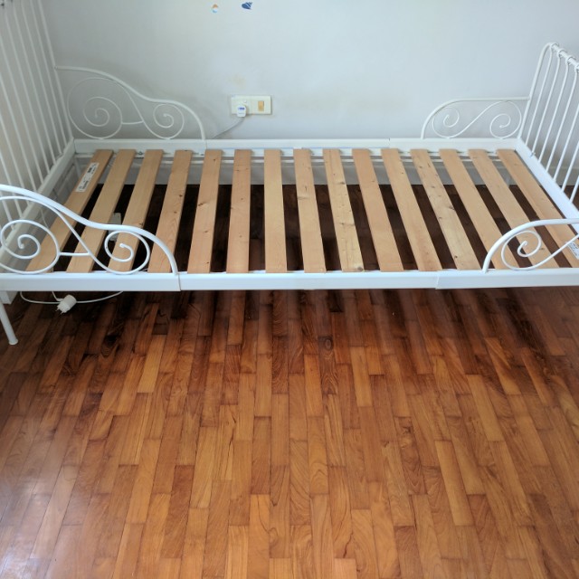 IKEA Single Extendable Bedframe, Furniture & Home Living, Furniture ...