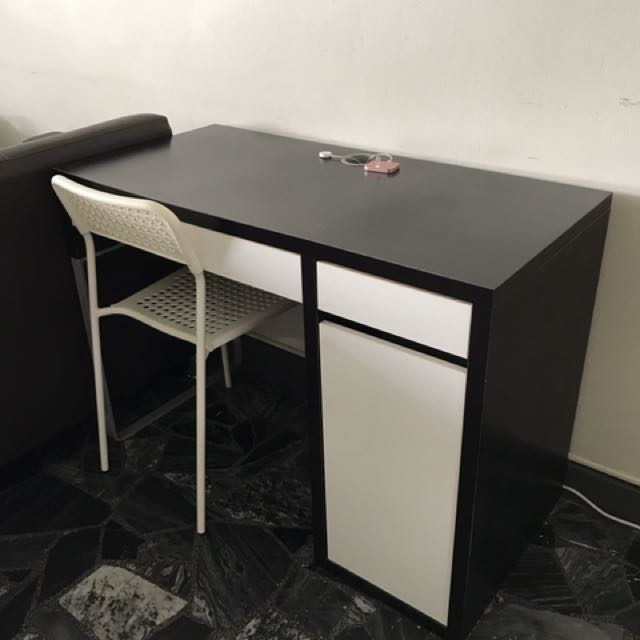IKEA study desk, Furniture & Home Living, Furniture, Tables & Sets on
