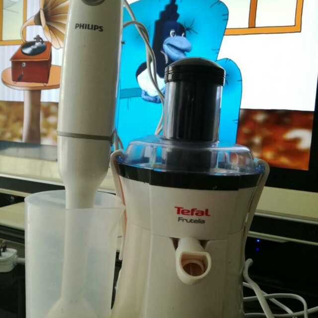 Juicer Tefal & Philips Hand Blender, TV & Home Appliances, Kitchen