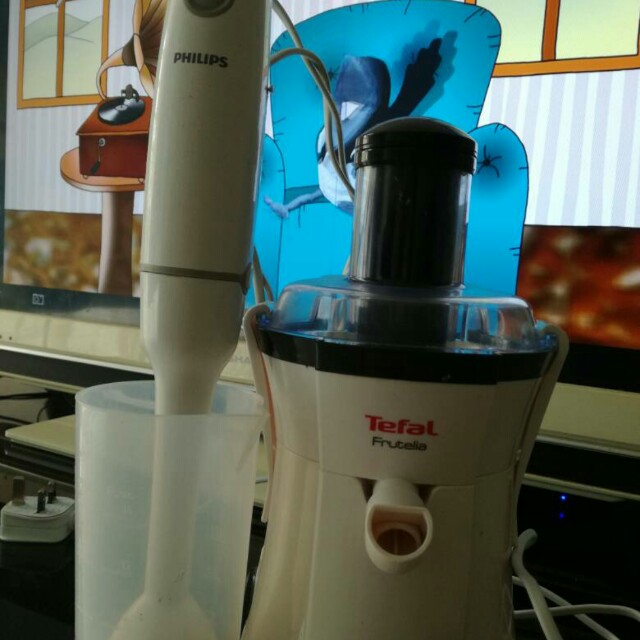 Juicer Tefal & Philips Hand Blender, TV & Home Appliances, Kitchen