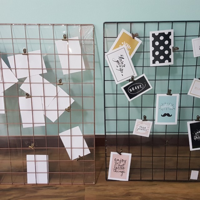 Metal Wall Grid Furniture Home Decor On Carousell