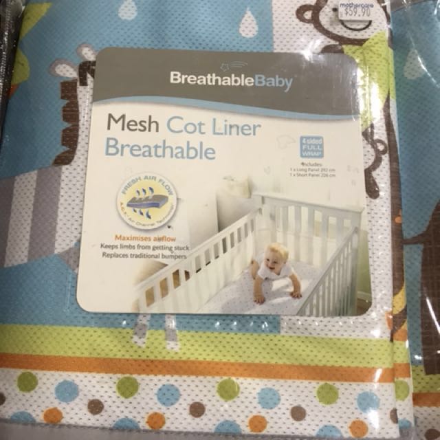 mothercare breathable bumpers