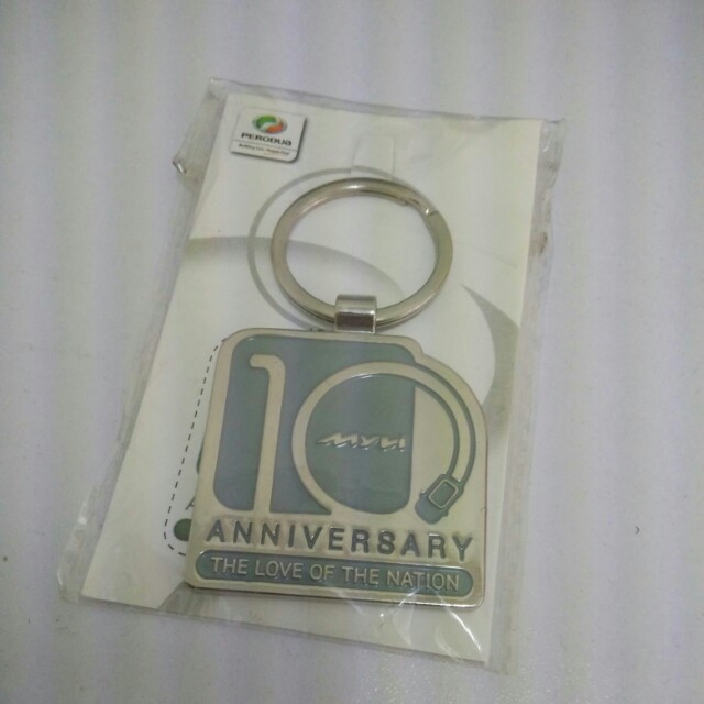 Myvi 10 Year Anniversary Key Chain Design Craft Handmade Goods Accessories On Carousell