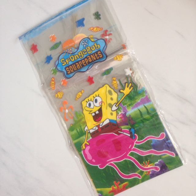 Nickelodeon Spongebob Squarepants Loot Bags, Goodie Bags, Party Bags ...