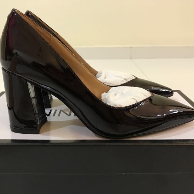 nine west chunky heel