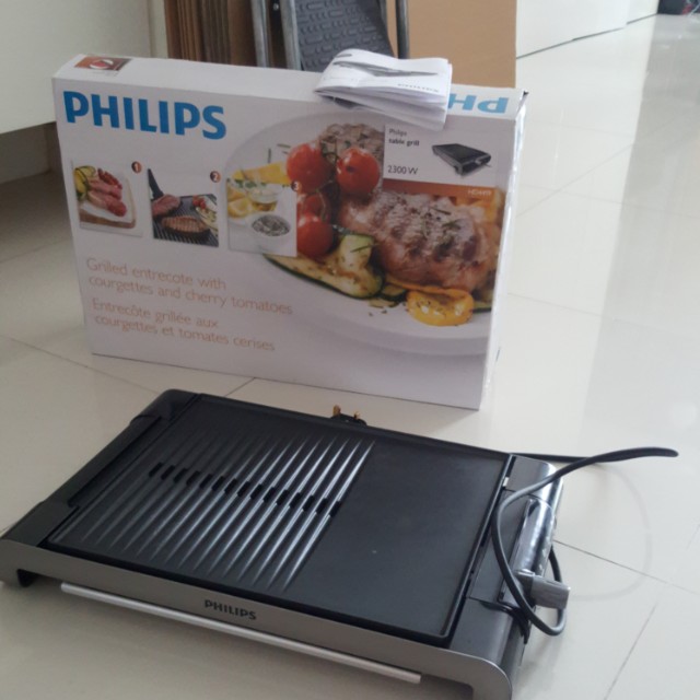 Philips Table Grill 2300W, TV & Home Appliances, Kitchen Appliances