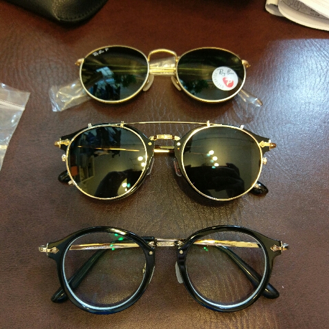 ray ban rb3447v clip on