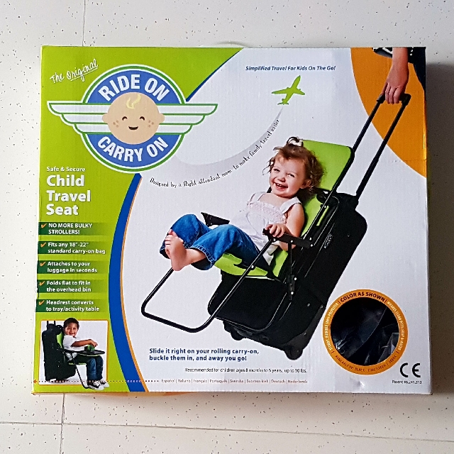 Ride On Carry On Child Travel Seat, Babies & Kids, Going Out, Car
