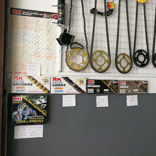 Rk X Ring And O Ring Chain Motorcycles Motorcycle Accessories On Carousell