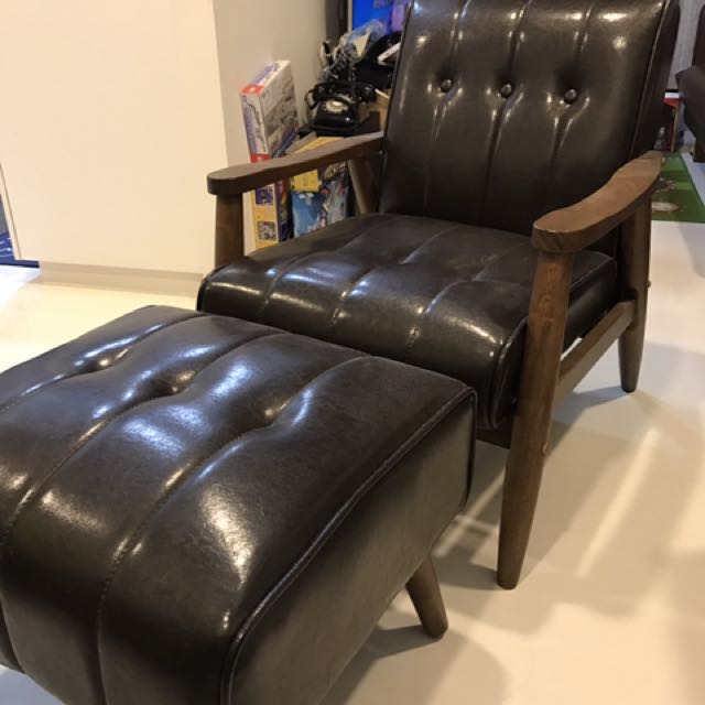 Single Seater With Leg Rest Furniture Sofas On Carousell