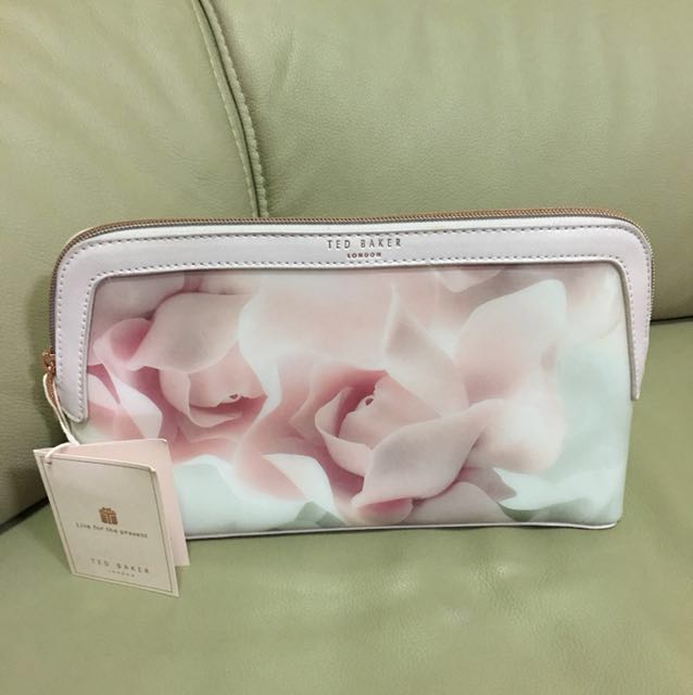 Ted Baker Make up wash bag floral authentic Luxury