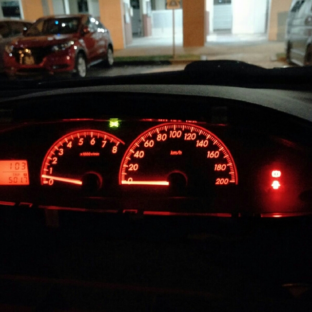 Toyota Vios Ncp93 Meter Led Change, Car Accessories on 