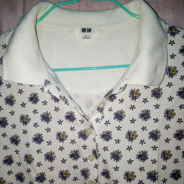 Uniqlo floral polo store