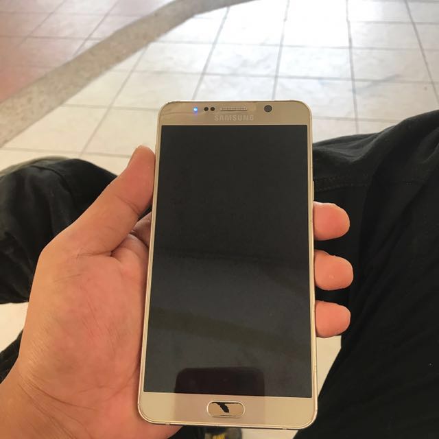used samsung note 5 gold