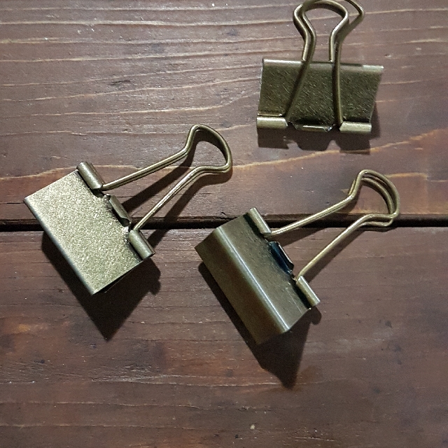 vintage binder clips