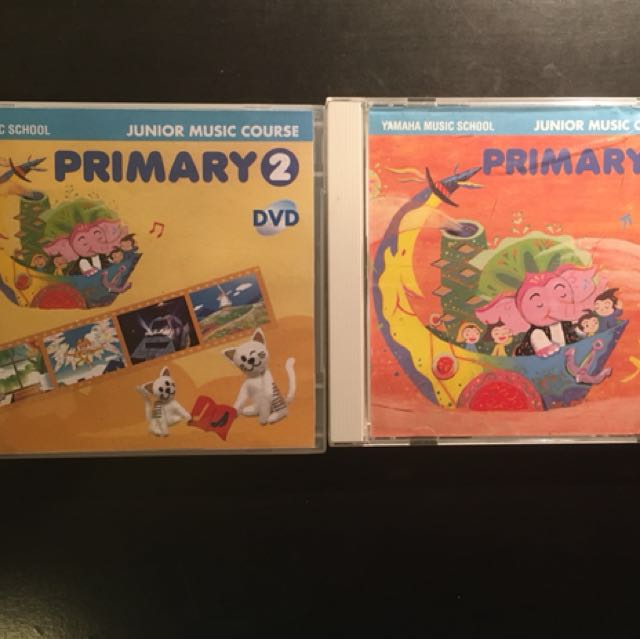Yamaha Junior Music Course Primary 2 CD and DVD, Hobbies & Toys, Music ...