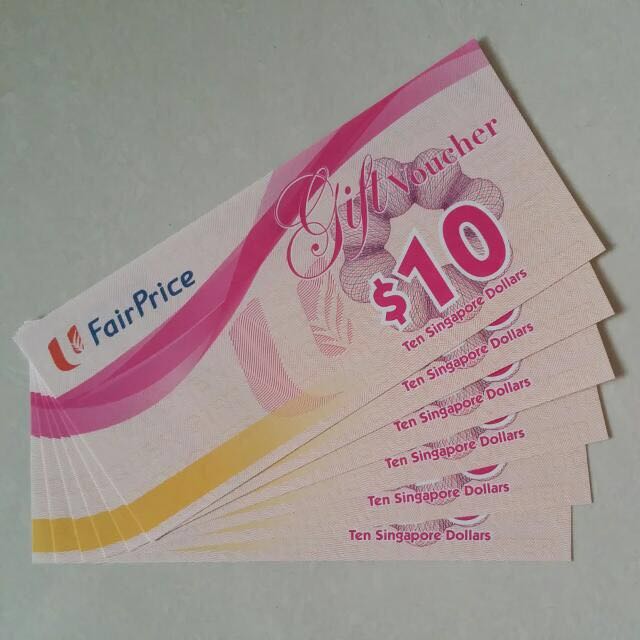 15 x $10 NTUC Voucher (Worth $150), Entertainment, Gift ...
