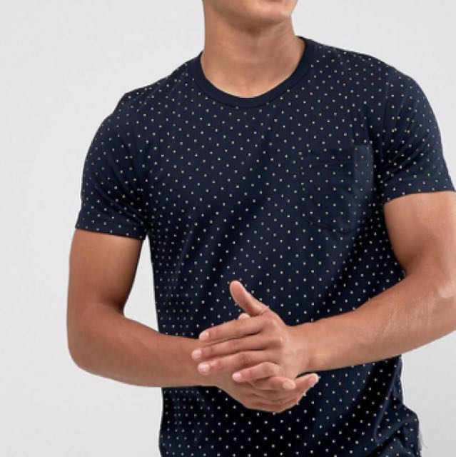 Authentic French Connection Dot T-Shirt 