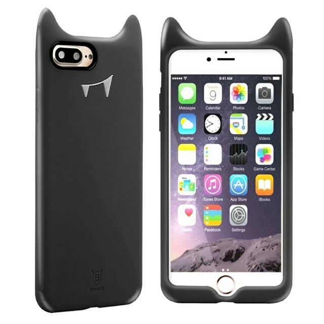 Baseus Protector Shell Halloween Funny Devil Baby Silicone Case for iPhone  7/7plus