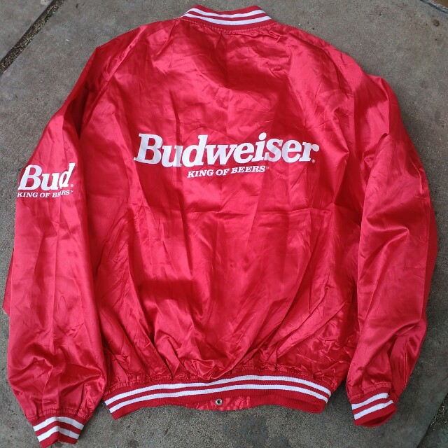Budweiser varsity jacket discount