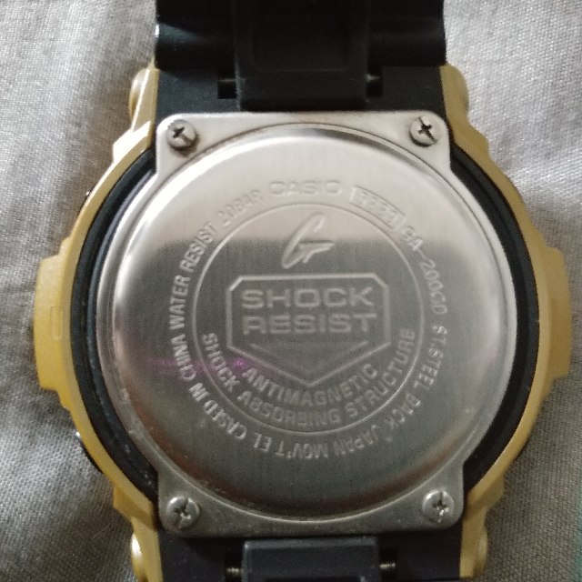 casio g shock black gold edition. GA 200GD Luxury Watches on
