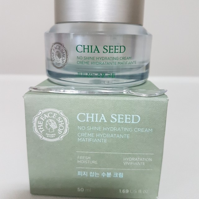 the face shop chia seed no shine hydrating cream