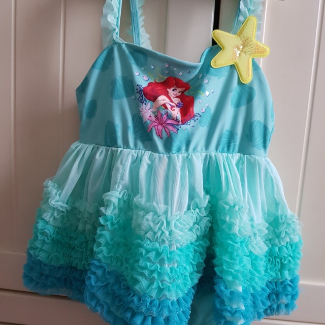 Disney Little Mermaid Swimming Costume Babies Kids Girls Apparel On Carousell
