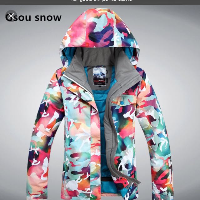 Rainbow snow jacket online