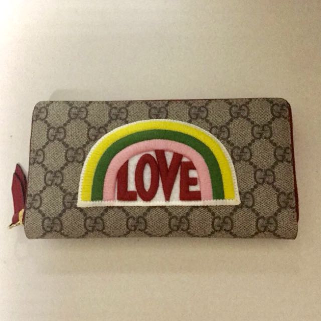 gucci rainbow wallet