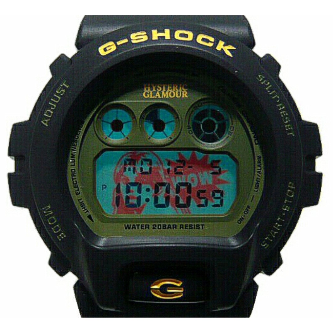 ファッションCASIO G-SHOCK DW-6900 HYSTERIC GLAMOUR - 時計