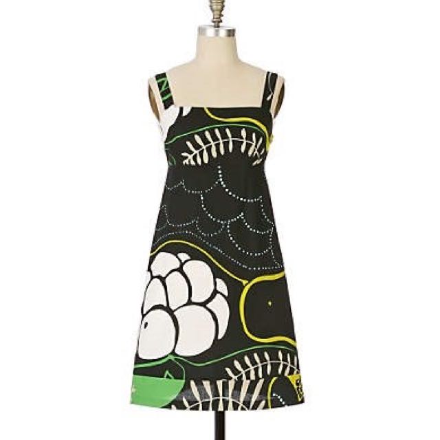 Marimekko for Anthropologie - Mauste Dress Size 2, Women's Fashion,  Muslimah Fashion, Dresses on Carousell