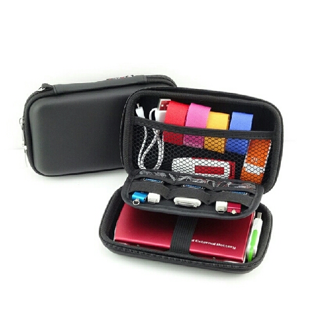 Mini Portable Digital Products Pouch Travel Storage Bag for HDD, Power Bank, U Disk, USB Flash Drive, Earphone, Data Cable, Bank Card