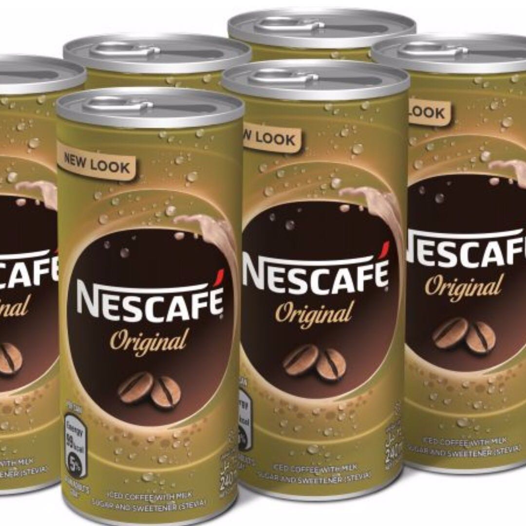 Nescafe Latte / Original Round Can (24 X 240 ML), Food & Drinks ...