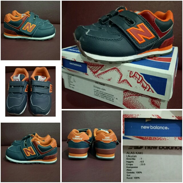 new balance 574 kids Orange