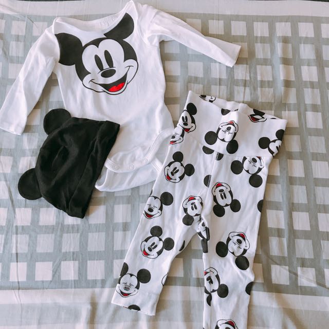 Preloved H\u0026M Mickey Mouse Romper, Pants