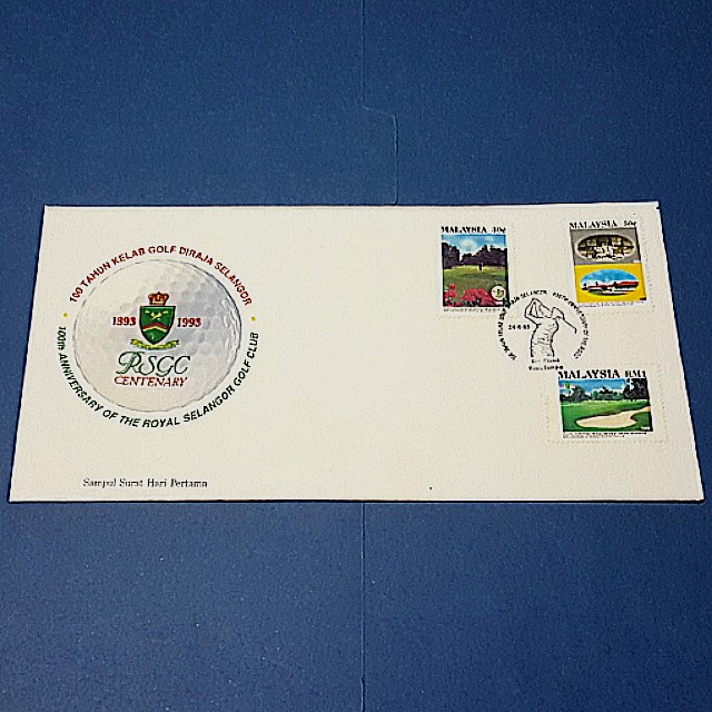 100 Anniversary Royal Selangor Golf Club M Sia Fdc Vintage Collectibles Stamps Prints On Carousell