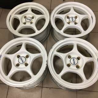 15x7j enkei rp01 japan sport rims 4x100