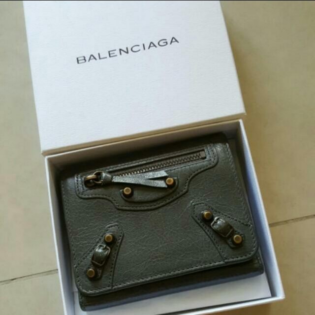 Balenciaga Tri Fold Wallet, Luxury 