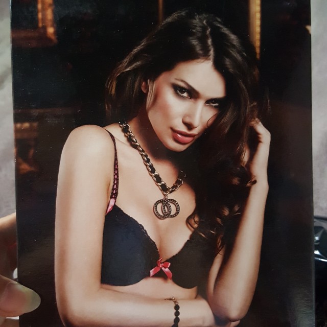 Bn Authentic Baci Lingerie Bra C36 Black With Sexy Hot Pink Ribbon Women S Fashion Clothes Tops On Carousell