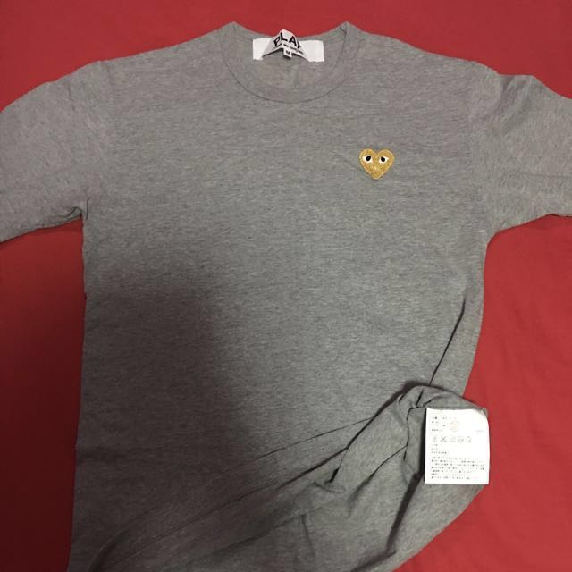cdg gold heart