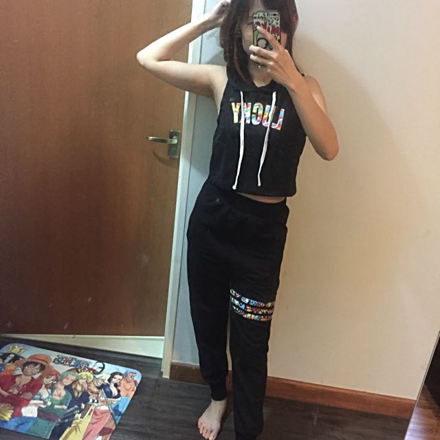 Cute marvel track pants Women s Fashion Bottoms Other Bottoms