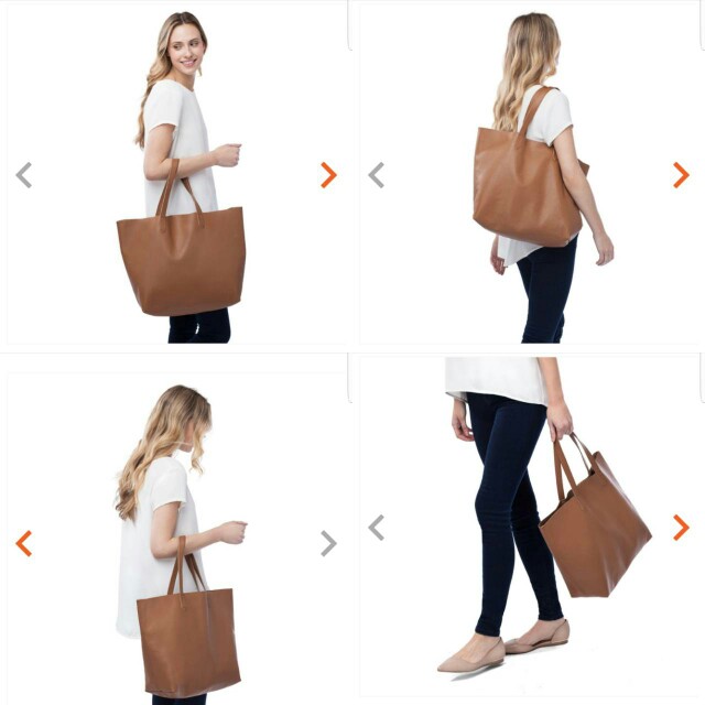 cuyana classic leather tote