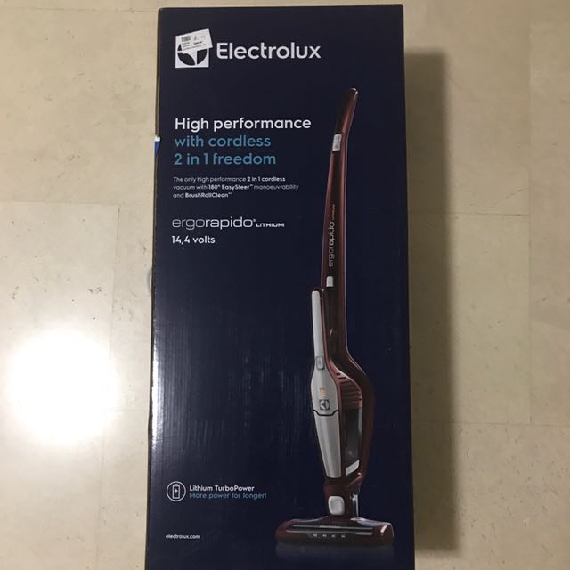 Electrolux ergorapido lithium vacuum cleaner, TV & Home Appliances