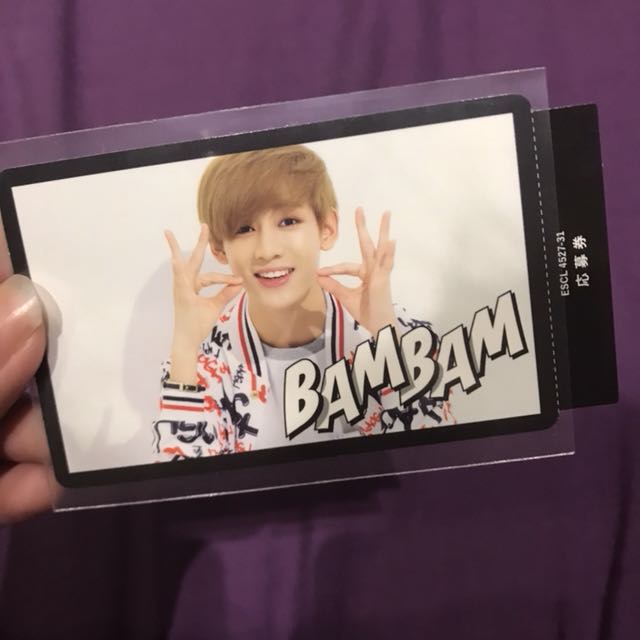 Got7 Bambam Laugh Laugh Laugh Japanese Photocard Entertainment K Wave On Carousell