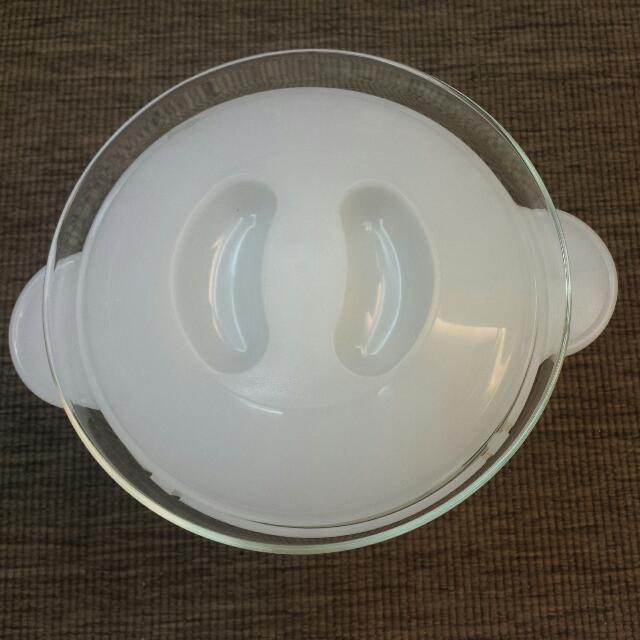 Hario Microwavable Rice Cooker Made by High Quality Glass, TV & Home Appliances, Kitchen