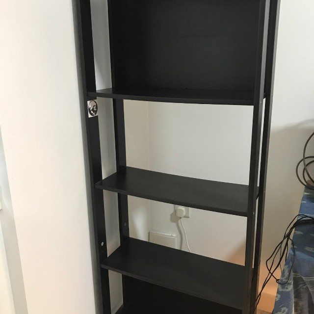 Ikea black bookshelf, Furniture & Home Living, Furniture, Shelves