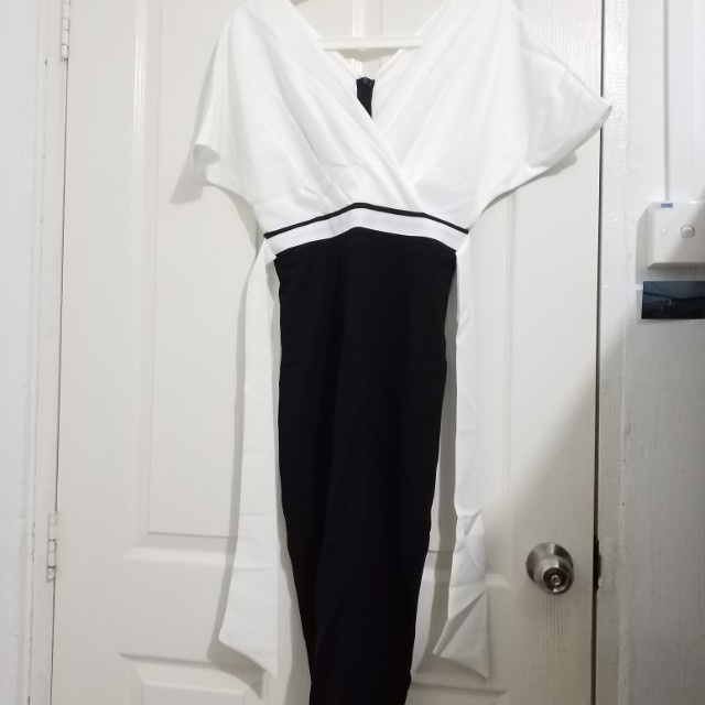 Japanese Style Black And White Dress Women S Fashion Clothes