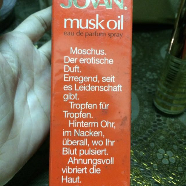 Jovan Musk Oil Repriced Health Beauty Perfumes Nail Care Others On Carousell